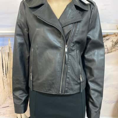 BNWT Just Jeans Womens  Size 14 Leather Jacket 