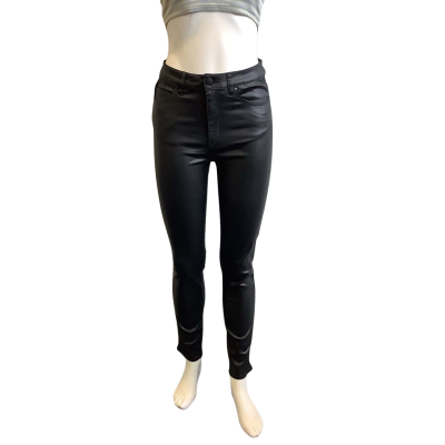 Witchery Women's Size 10 Shinny Look Skinny Jeans Black  