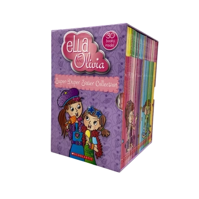 Ella and Olivia - Super Duper Sister Collection - 30 Books Box Set - By Yvette Poshoglian