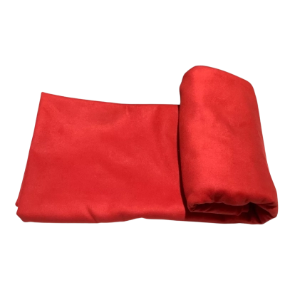 Thick Red Fleece Fabric 212 x 146 cm       FAB1
