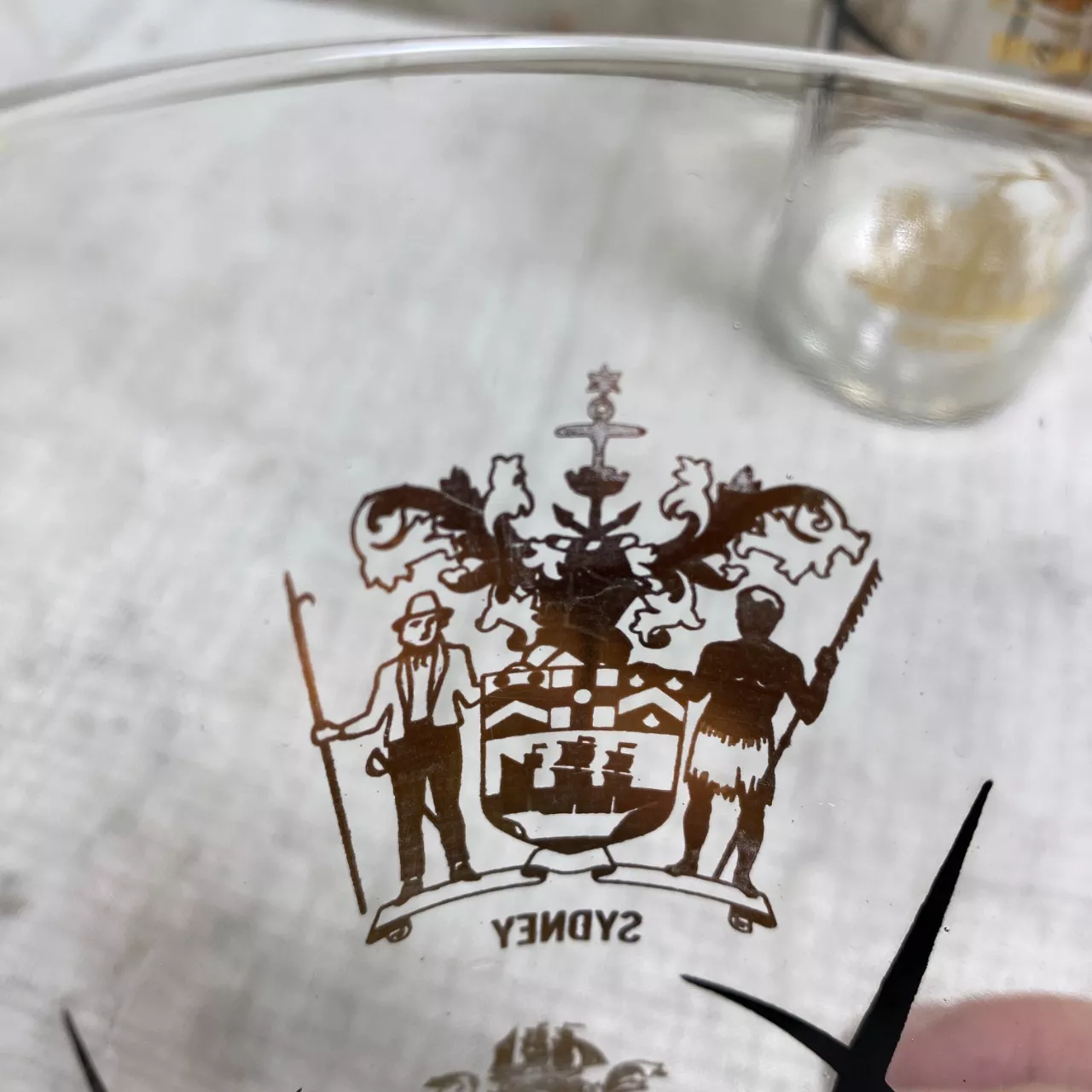 4 Retro Barware Vintage 1970's Gold pattern High Ball Glasses set of ...