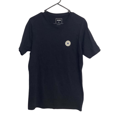 Converse Mens  Size S Short Sleeve T-shirt Black VGUC  