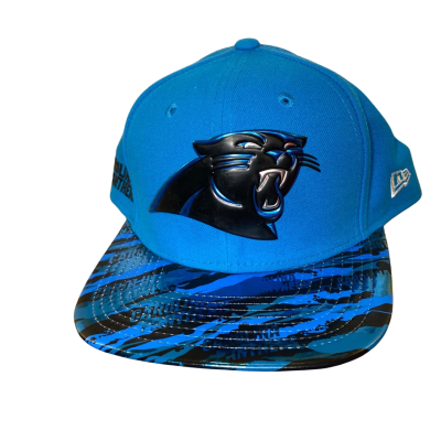 New Era Unisex Carolina Panthers Adjustable Hat Blue 