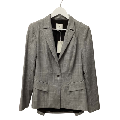 Cue Womens  Size 12 Grey Blazer 