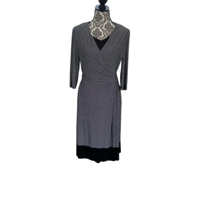 David Lawrence Womens  Size M Casual Dress Black  