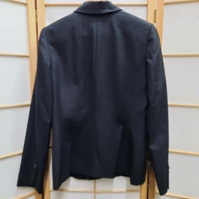 COUNTRY ROAD Black 100% Wool Blazer in 12