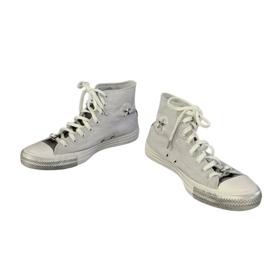 Converse Chuck Taylor’s Mens Size 41.5 Sneakers Grey / White 