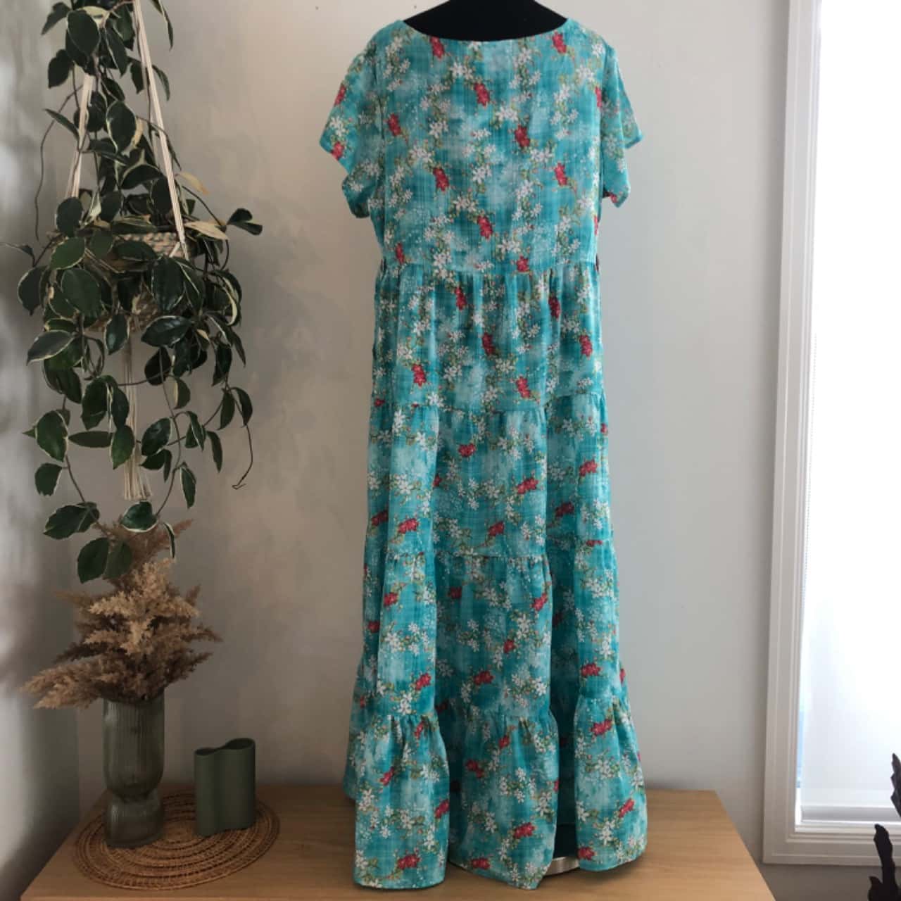 green emerald velvet dress Cinnamon Silk Chiffon Dress
