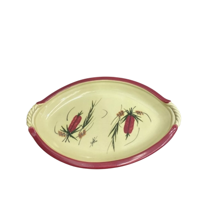 Ian F Cook Oval Platter - Australian Flora  Design 
