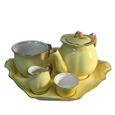Royal Winton Yellow Tea for One Set Made In England 