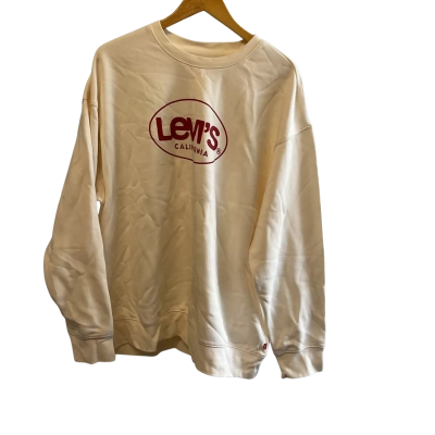 “Levi's Mens” -Size XXL Crew Neck Jumper -Cream 