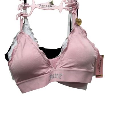 Juicy Couture Womens  Size XL Bra Black  / Pink  / White #2