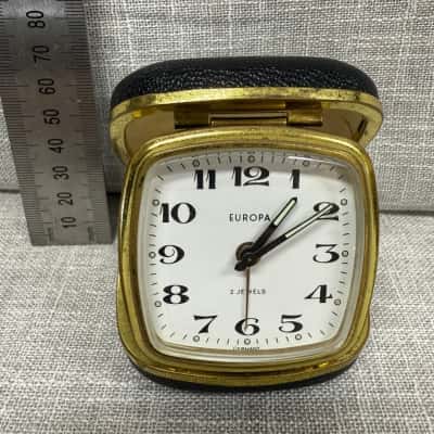 Europa Vintage Travel Alarm Clock