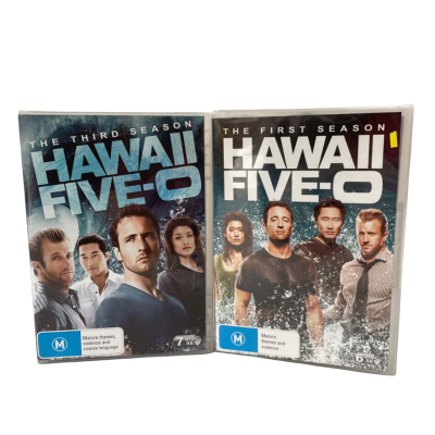 Hawaii Five-O  DVDs (Latest shows). Seasons 1 & 3