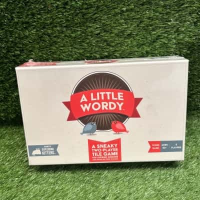 Exploding Kittens A Little Wordy Tile-Unscrambling Board Game (New)