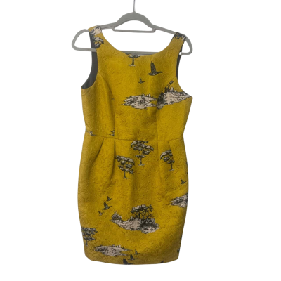 Darling Size L Mustard dress fully lined