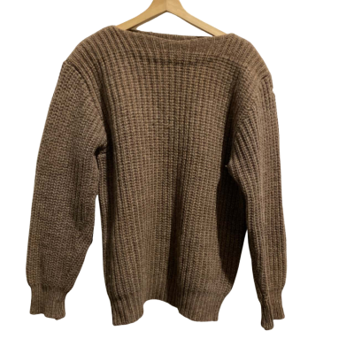 JUMBUK WOOLS オーストラリア ローゲージニット ビンテージ ブラウン JUMBUK WOOLS オーストラリア ローゲージニット ビンテージ ブラウン