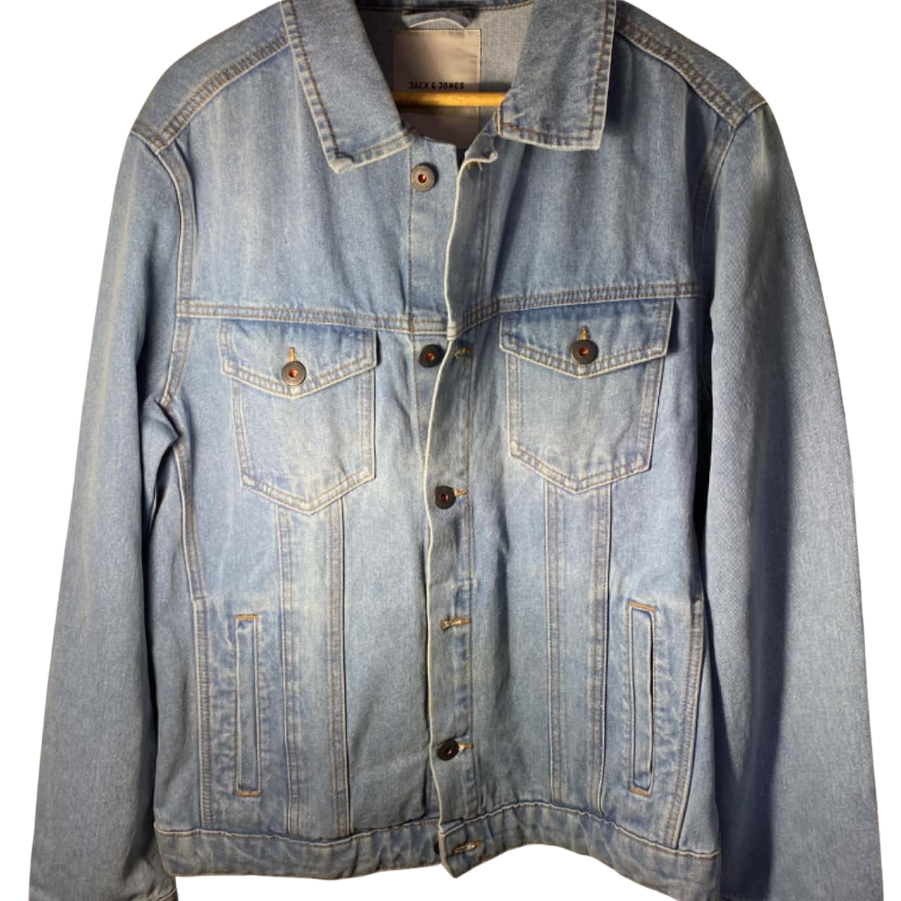 Jack & Jones Mens Size XL Denim Jacket Blue