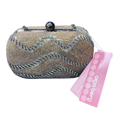 Olga Berg Womens beaded Evening Bag 