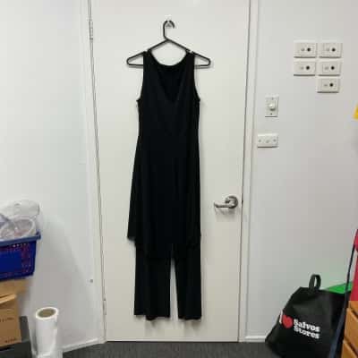  Laura K Women's   Sleeveless  Evening Jumpsuit Black  Size 16