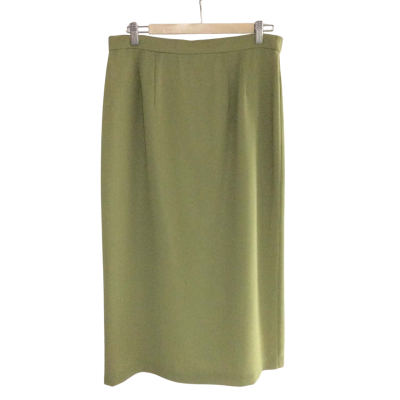 Ricki & Renée Womens  Size 14 Maxi Skirt Green 