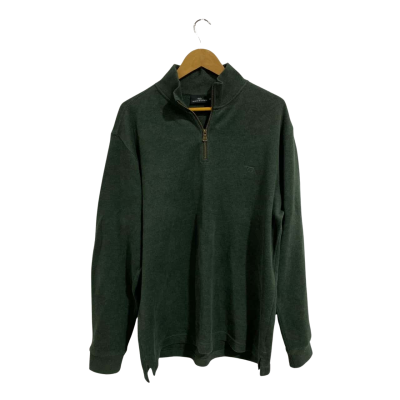 Rodd & Gunn Mens Size XL Quarter Zip Jumper Green