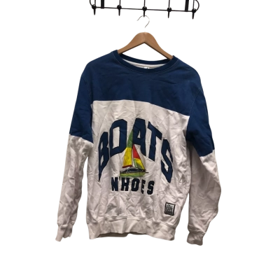 Uncle Reco Step Brothers Mens  Size L Jumper Blue / White 