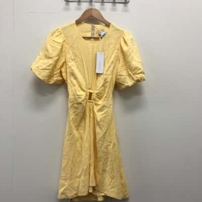 Tokito Womens  Size 6 Mini Dress Yellow BNWT$119