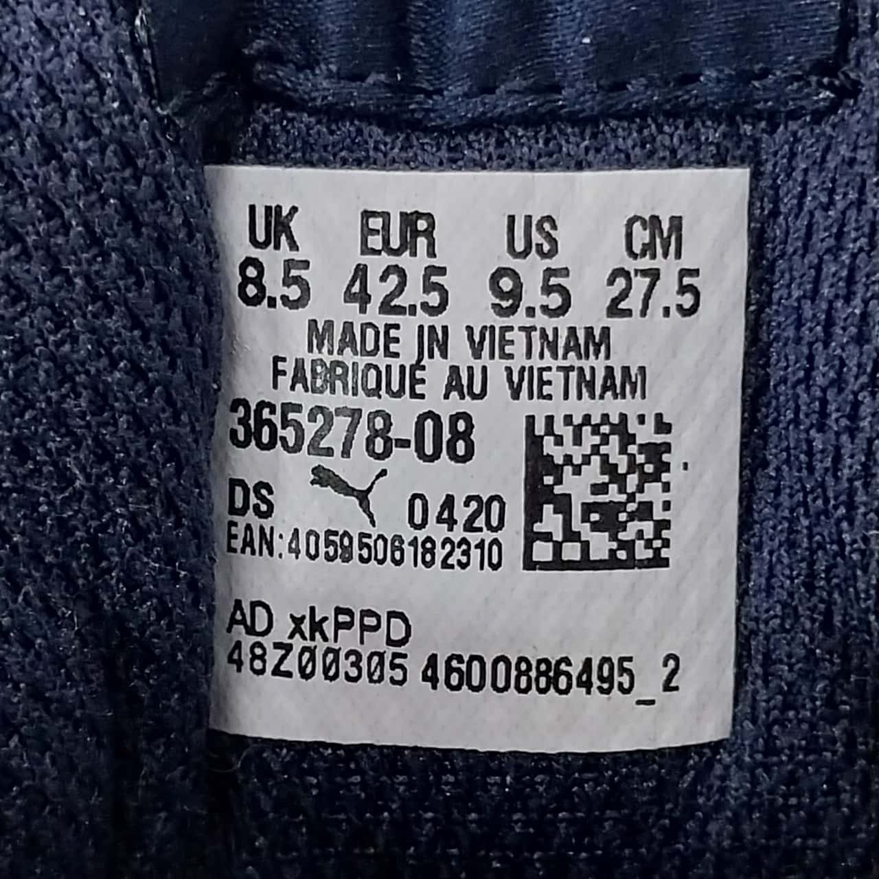 Puma Mens shoes, Size 8.5 UK/ 9.5 US Navy Blue / White, new. (s)