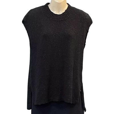 Serafina Womens  Size 10 Sleeveless Top Black  