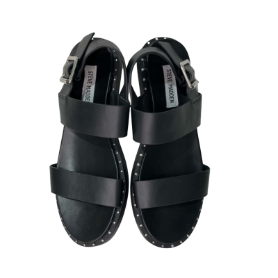Steve Madden Womens Size 6.5 / 7 Black Sandals 