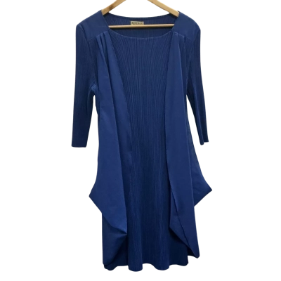 Alquema Womens  Size M Midi Dress Blue