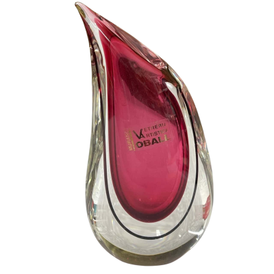 Murano Vetreria Artistica Tear Drop Vase 