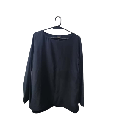 Pauw Amsterdam Women's Size 12 Long Sleeve Top in Black  