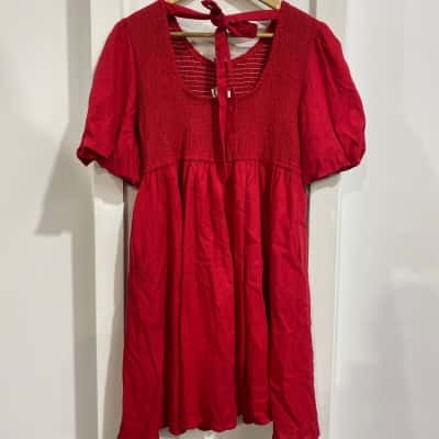 Feather and Noise Womens  Size 10 Red 