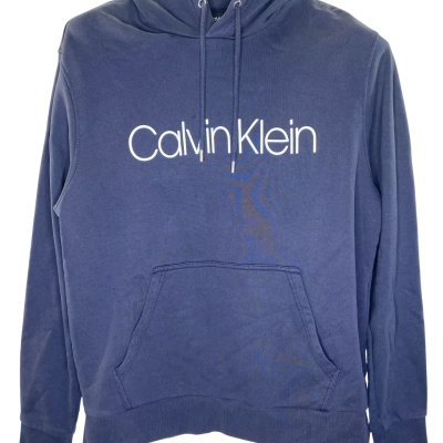 Calvin Klein Womens  Size L Hoodie Navy Blue 
