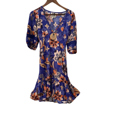 Jaase Womens  Size S Floral Dress / Mini Dress Blue / Floral 