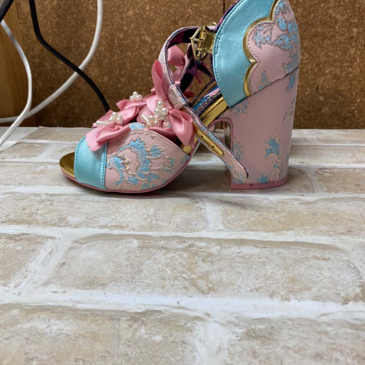 Irregular Choice Womens Size 38 Blue / Pink Shoes