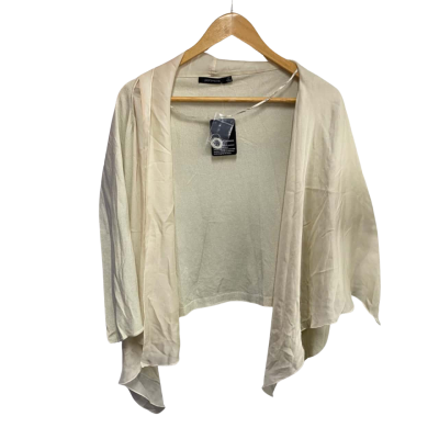 Portmans Womens  Size S Short Sleeve Top Cream 