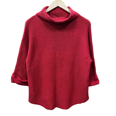 Sussan Red Cowl Neck Jumper Size XS