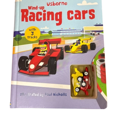 Usborne Wind-Up Racing Cars Book
