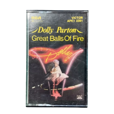 Vintage Dolly Parton Great Balls of Fire Cassette 