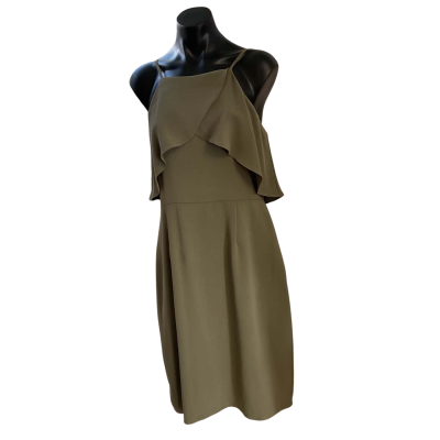 Divine Avenue Womens  Size 10 Cocktail Dress Olive 