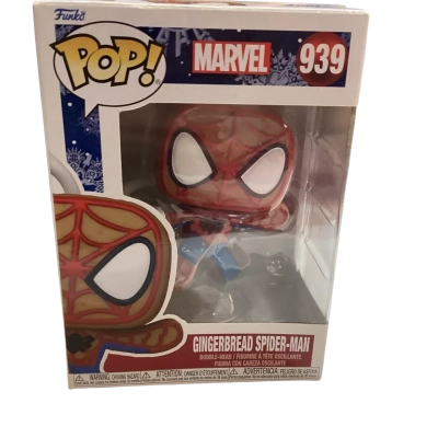 Marvel Pop Gingerbread Spider Man Bobble Head