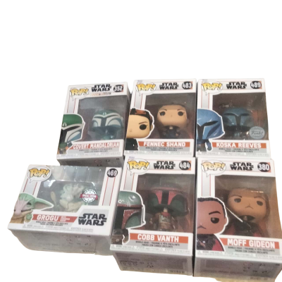 6 Funko Pop Star Wars 