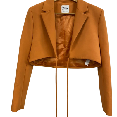 Zara Women’s Size XS Orange Skirt & Jacket