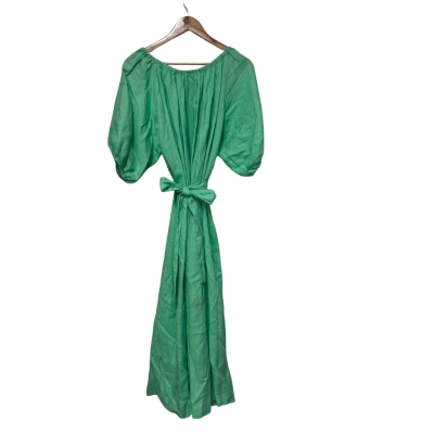 Seed Heritage Green Linen Dress Size 4