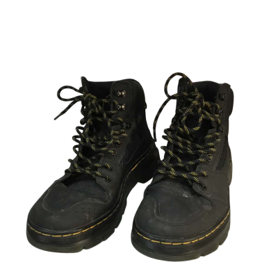  Unisex  Air Wair Black Lace Up Boots Size 7 Men’s 8 Ladies