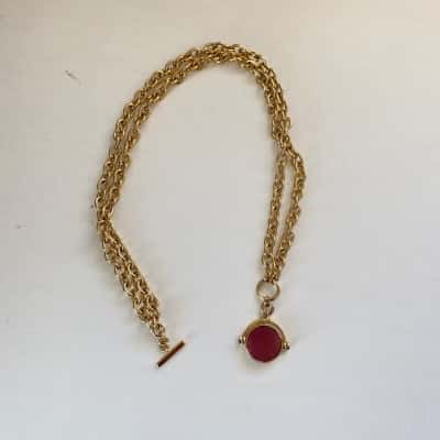 Mimco Gold Tone Chain Necklace