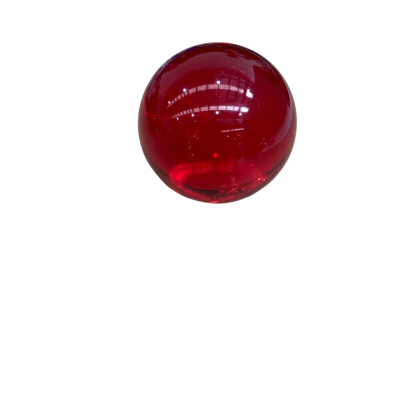 Ruby Red Acrylic Ball 20cm around 
